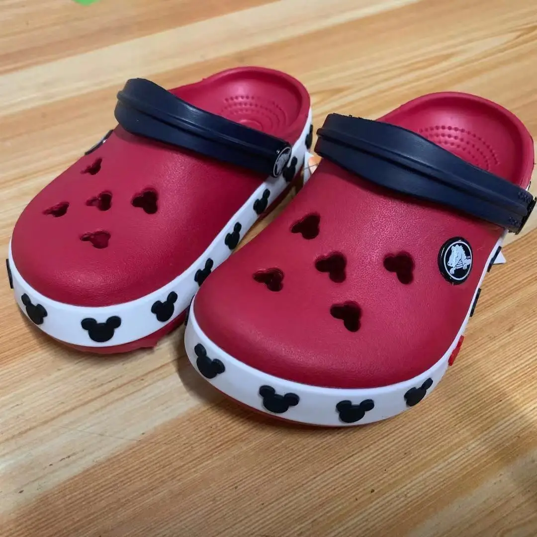 Сандалии для мальчиков и девочек 4 12 лет резиновая обувь клоги дышащие летние