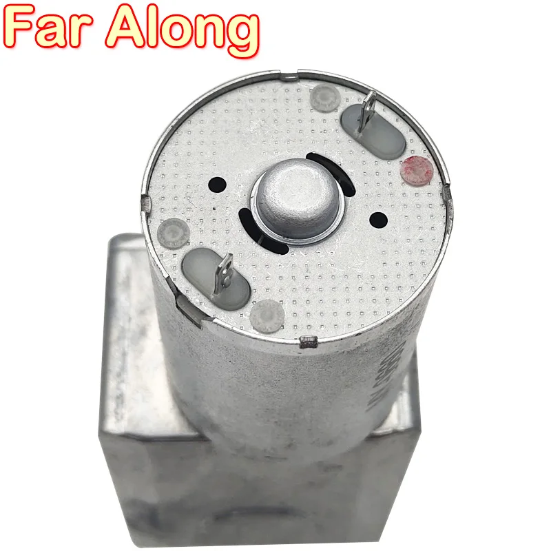 6V 12V 24V DC Worm Gear Motor Shaft Diameter 8MM Speed 6-150RPM Reversible Adjustable Metal With Power-off Self-lock - купить по