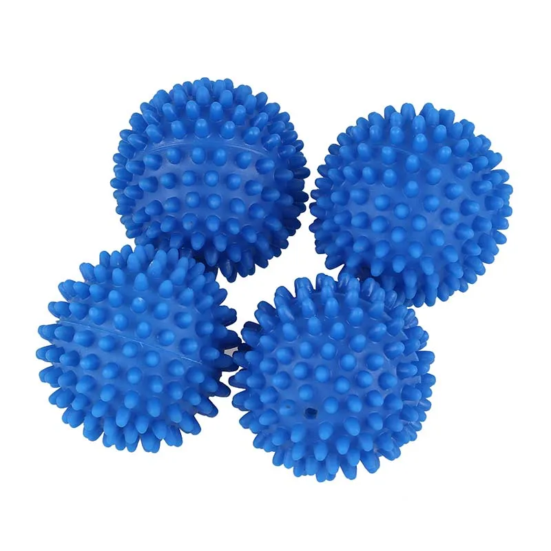 

4 x Blue Reusable Dryer Balls Fabric Softener Ball