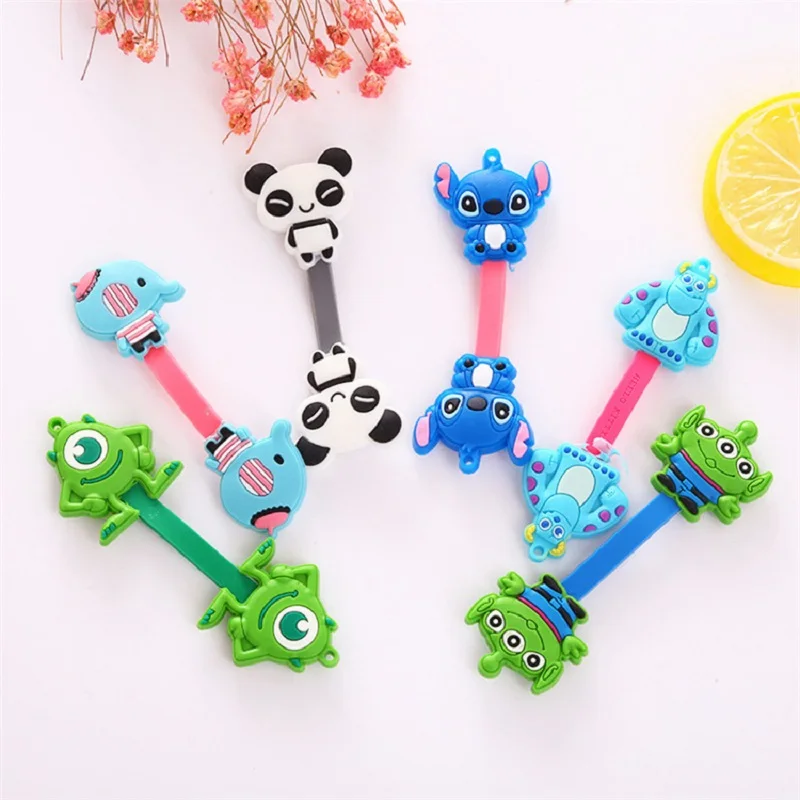 Мультяшный протектор кабеля защита передачи данных защитный чехол намотка для