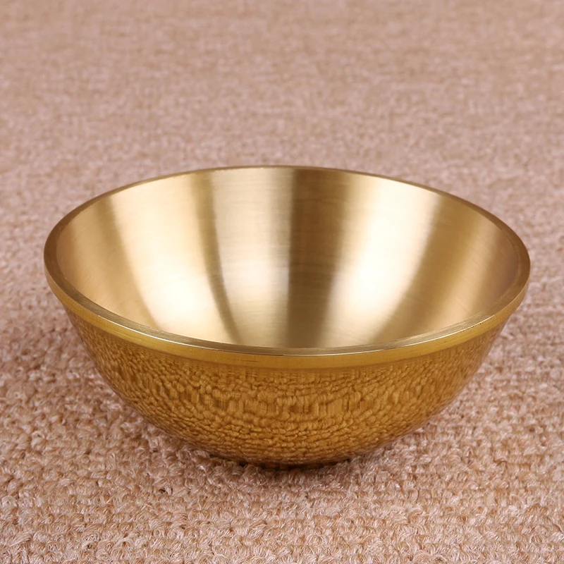Buddha Copper Bowl Pure Copper Bowls for Worshiping of Wealth Health Buddhist Supplies Household Pray