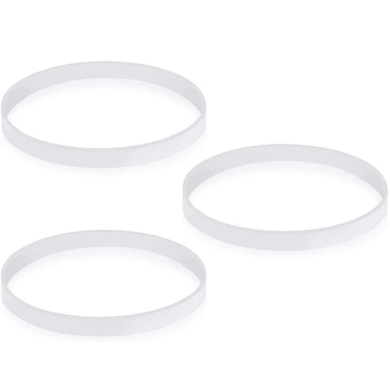 

3PCS Seal Rubber Seal Spare Seal Spare Part Compatible for Nutri Ninja 6/7 Fins Blade Blender Mixer (Ø 10cm)
