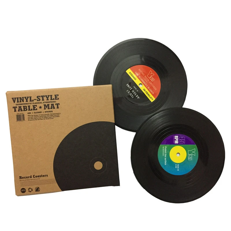 2/4 6/шт. Простая креативная Подставка под кружку термостойкие подставки стаканы