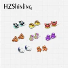 2021 Новое поступление Kawaii Ocean раковина для рыбы Дельфин Морская Черепаха ручная работа эпоксидные акриловые серьги-гвоздики