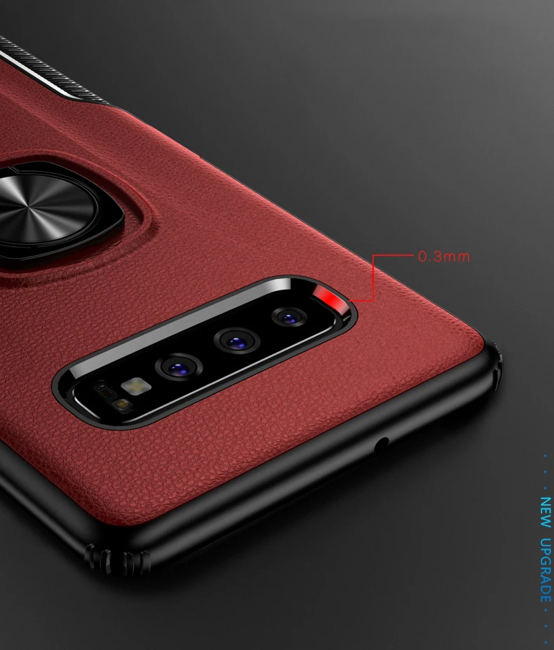 Lamorniea для samsung Galaxy S10 чехол металлическое кольцо автомобильная подставка силиконовый чехол для телефона samsung Galaxy S10 S8 S9 Plus S10E Note 8 9