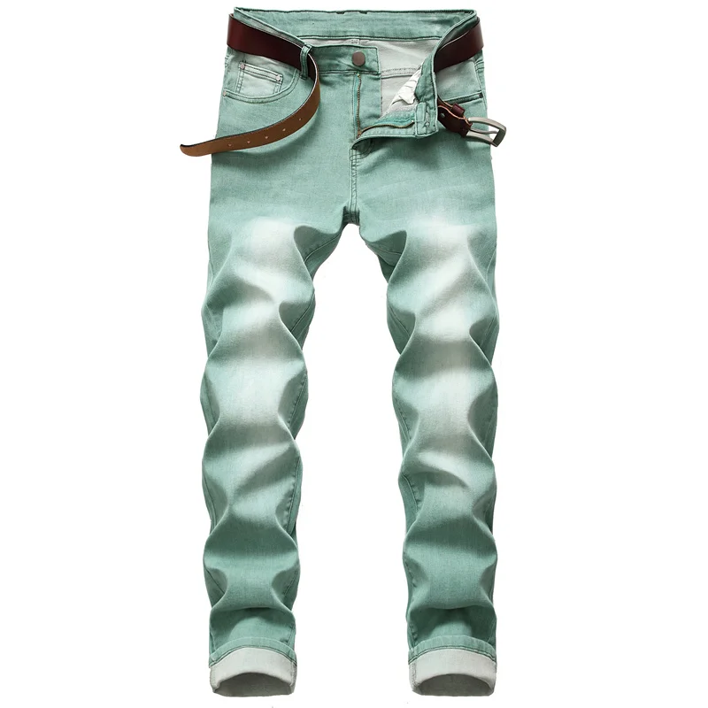 

Summer 2021 New Mens Skinny Casual Denims Pant Big Size Jeans Denim Streetwear Pants For men
