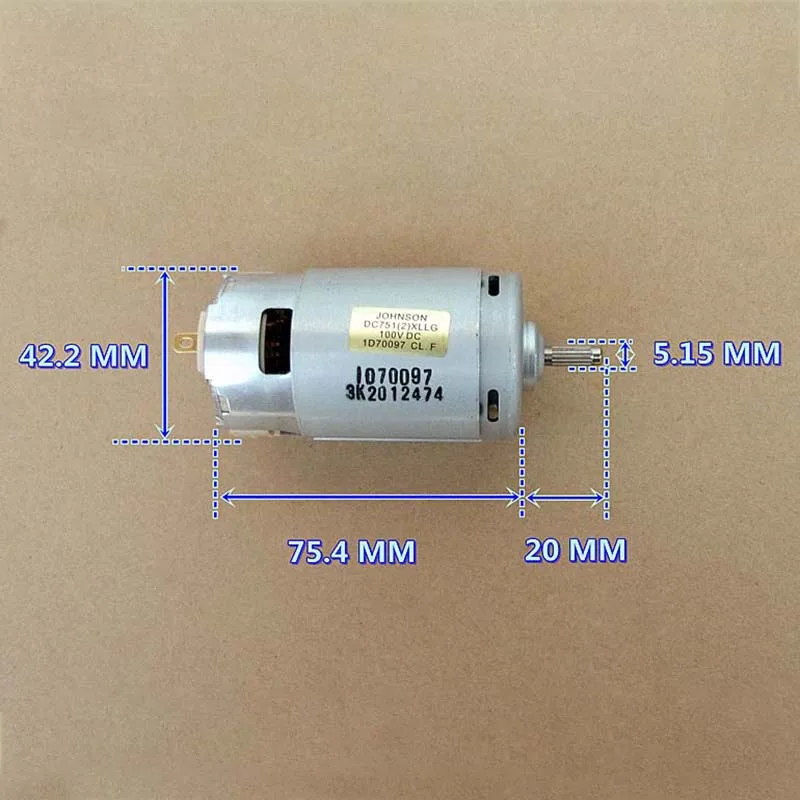Оригинальный двигатель для соевого молока JOHNSON 7512 120-100 в 10000 об/мин 150 Вт большой