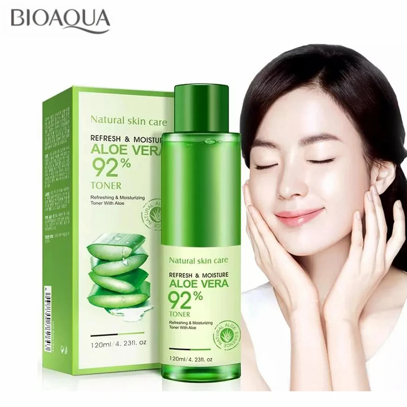 BIOAQUA алоэ Тоник для лица гидратация тонера Уход за кожей продукты пор минимайзер