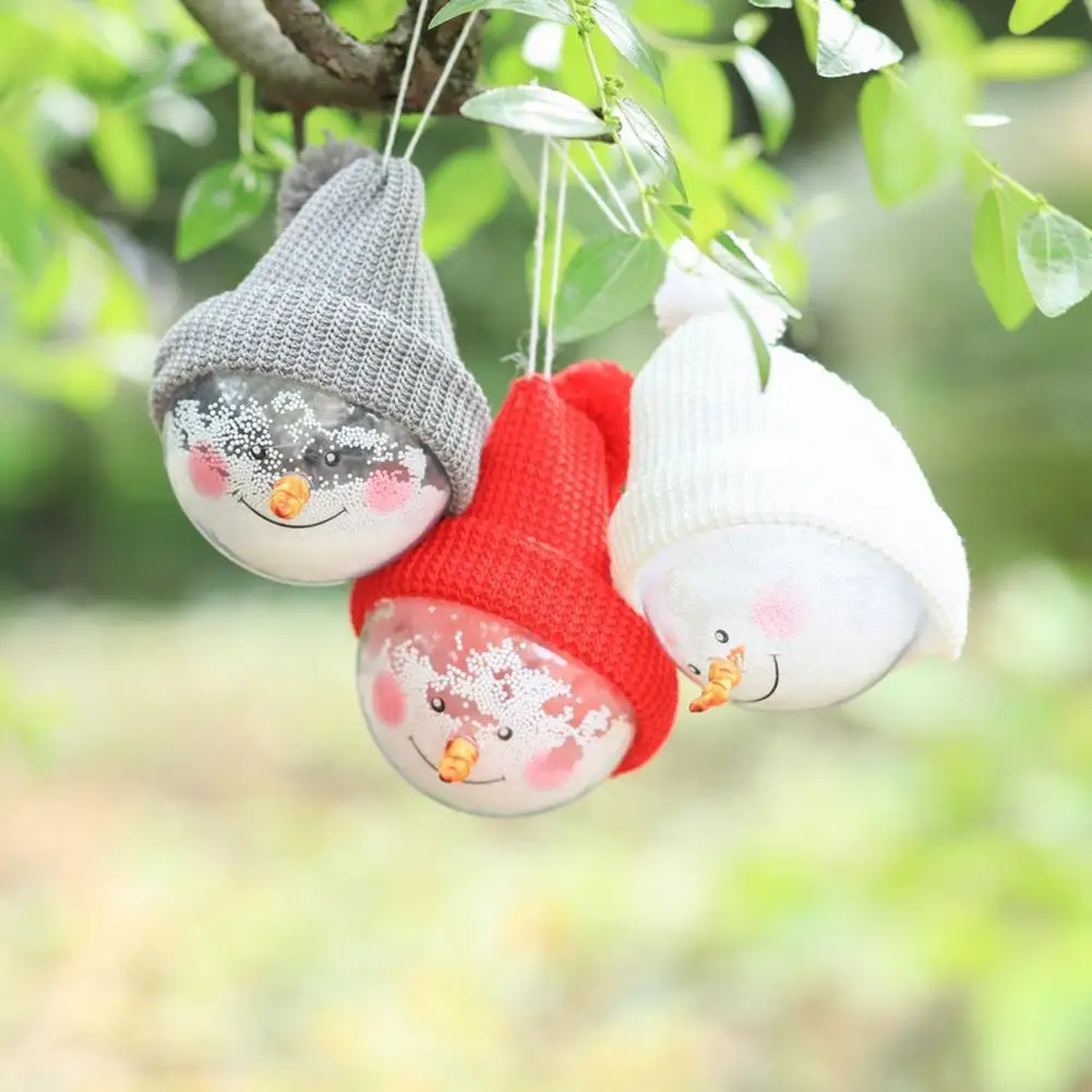 

Christmas Pendant Decoration Hanging Snowman Ball Xmas Tree For Home Decor Party 2022 New Year Navidad Ornament Toys Gift