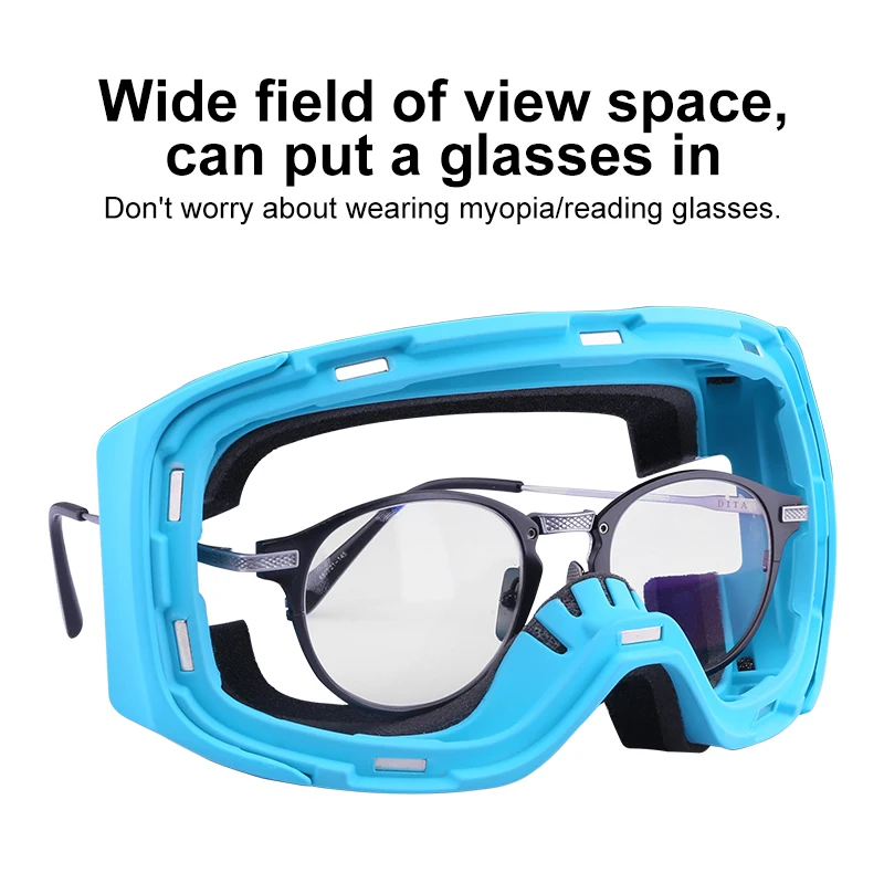 Магнитные лыжные очки PHMAX зимние мужские противотуманные для сноуборда с лыжной