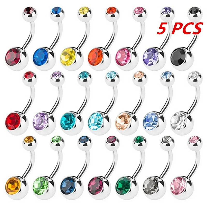 Кольцо для пупка из хирургической стали с гипоаллергенным свинцом и никелем 14 5