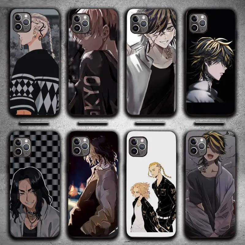 

tokyo revengers manjiro sano Phone Case for iPhone 13 11 12 Pro X XS XR Samsung A S 10 20 30 51 Plus pro Max mobile bags