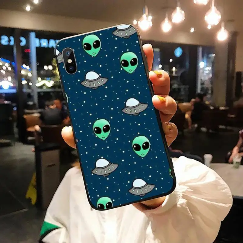 

alien space fashion design pattern high quality luxury Phone Case for iPhone 11 12 pro XS MAX 8 7 6 6S Plus X 5S SE 2020 XR