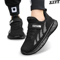 xzvz kids sneakers lightweight breathable mesh upper childrens shoes soft rebound sole boys girls casual shoes wear resistant