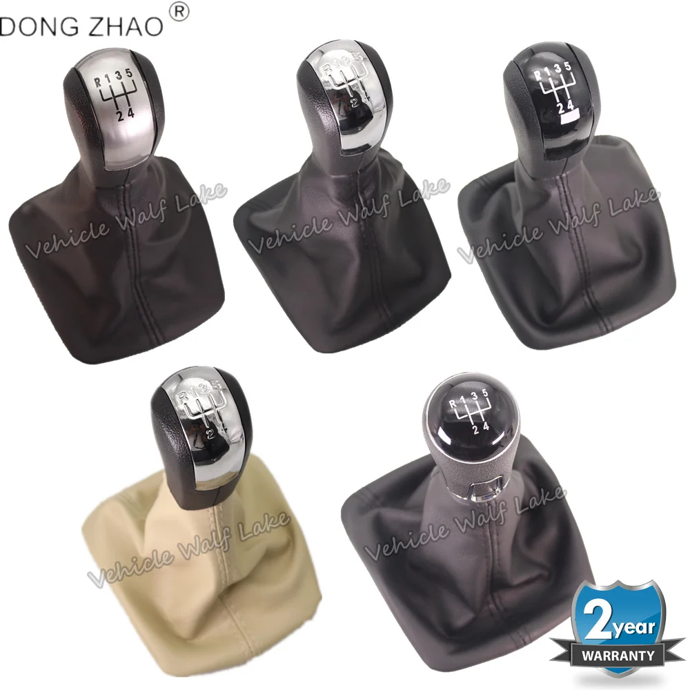 

For Skoda Octavia A5 MK2 1Z5 Sedan & Combi 2004 2005 2006 2007 2008 Car 5 Speed Gear Stick Shift Knob With Leather Boot