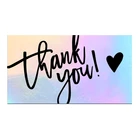 50 шт. Спасибо за заказ визиток покупок спасибо поздравительные открытки благодарность за малый бизнес 5x9 см