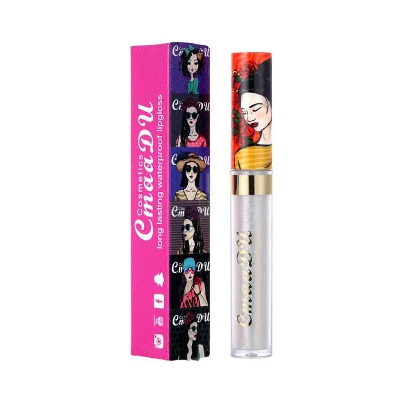 

1pc Shimmer Lip Gloss Beauty Girl Diamond Glitter Lip Liquid Waterproof 12 Color Tint Long Gold Flash Lipstick Lasting Y4L4