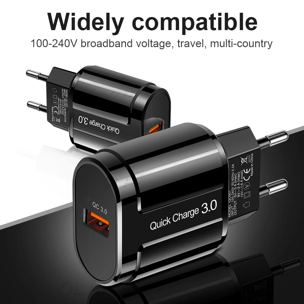 Suhach Quick Charge 3 0 2 USB зарядное устройство для iPhone Xiaomi Samsung Huawei QC3.0 QC Charing Turbo настенный