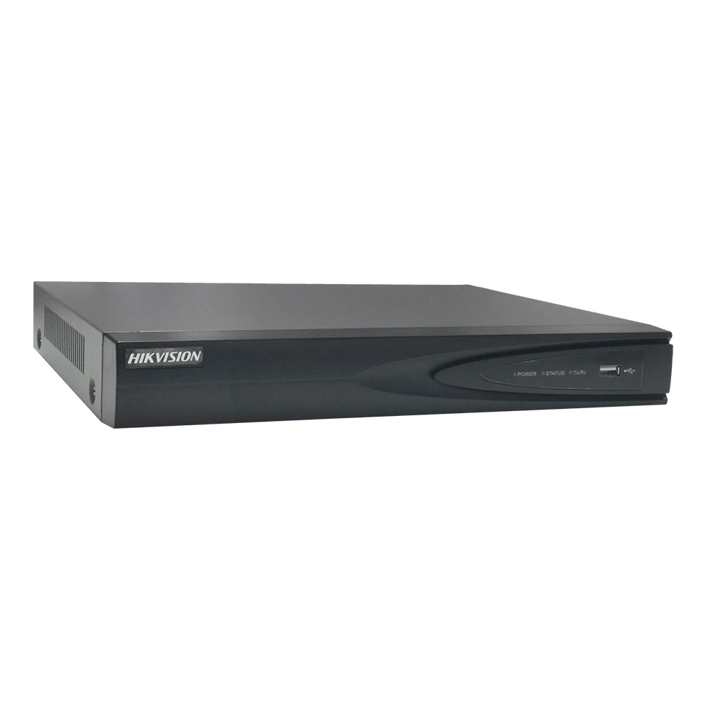 Hikvision 4CH PoE NVR DS 7604NI K1/4 P 4 канальный встроенный Plug Play 4K с портами для ip камеры