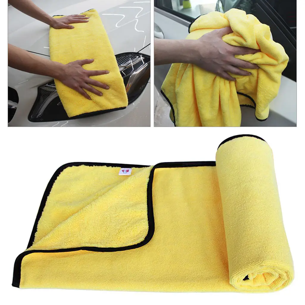 

56x92cm Microfiber Car Drying Towel Window Floor Cleaning Cloth Super Absorbent