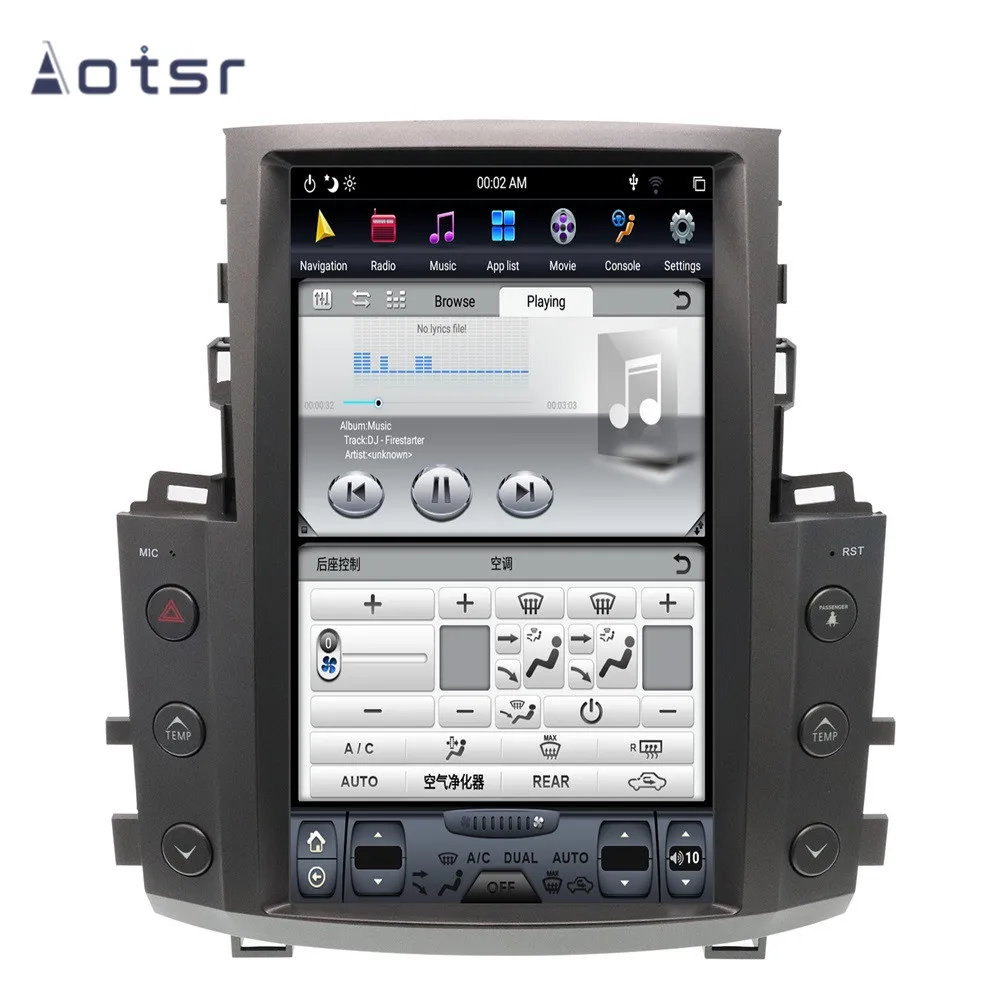 Автомобильный DVD-плеер Tesla styel Android 9 0 GPS-навигация для Lexus LX570 2007-2015 автомагнитола