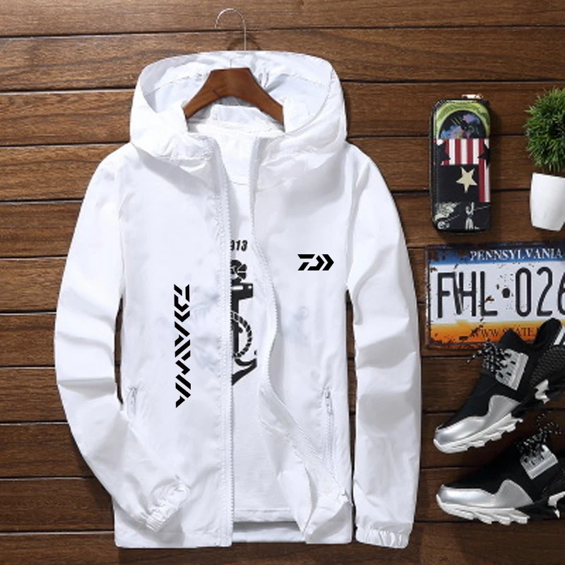 daiwa jacket men fishing shirt solid thin uv protection clothes fishing clothing summer breathable quick dry soft shell outdoor free global shipping