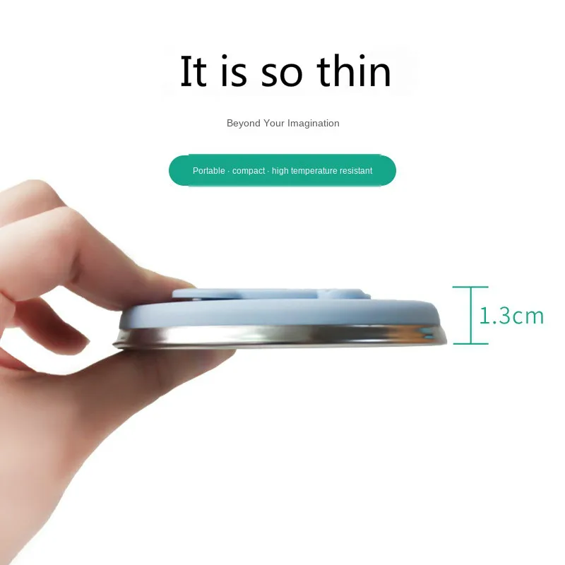 Складная кружка из силикагеля для путешествий с мультяшным рисунком переносная