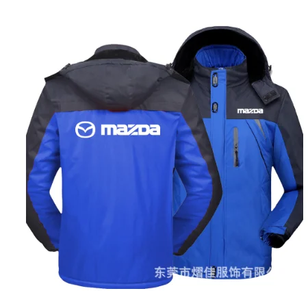 

Jaqueta Masculina Men's For Mazda Thick Outwear Overcoat Jacket Winter Waterproof Mountaineering Windproof Hoodies Parka Coat