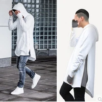 mens hoodie spring and autumn style european and american long sleeve side zipper in full size mens coat hoodie hip hop