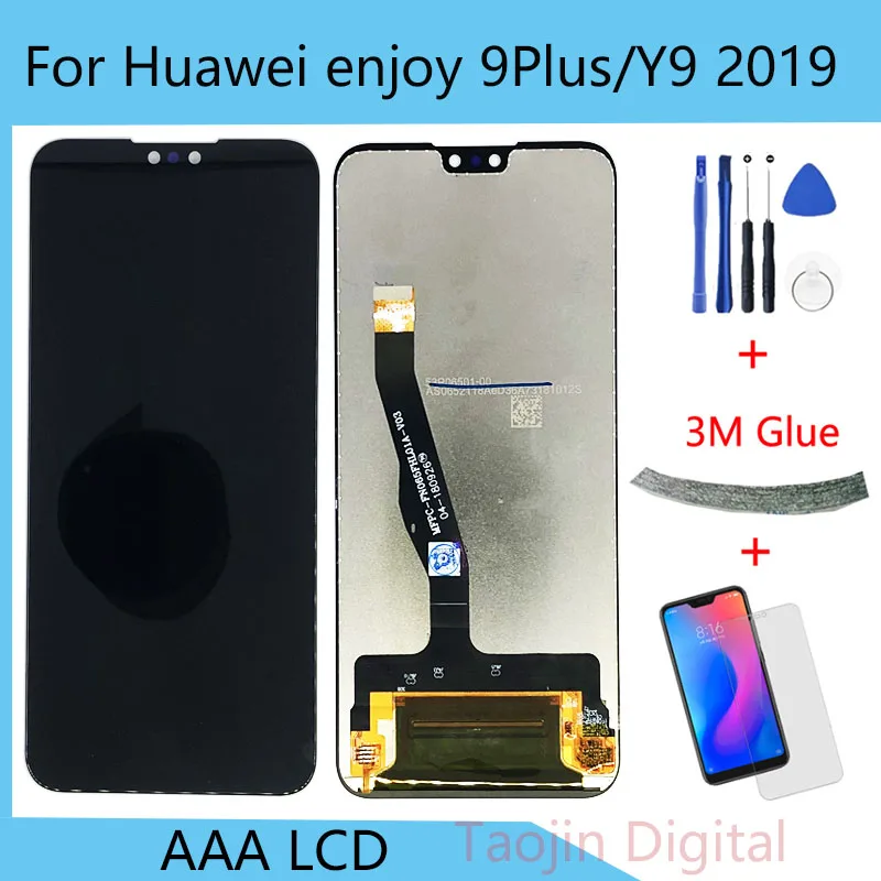 Оригинальный ЖК-дисплей 6 5 дюйма для Huawei Y9 2019/ Enjoy 9 Plus сенсорный экран дигитайзер