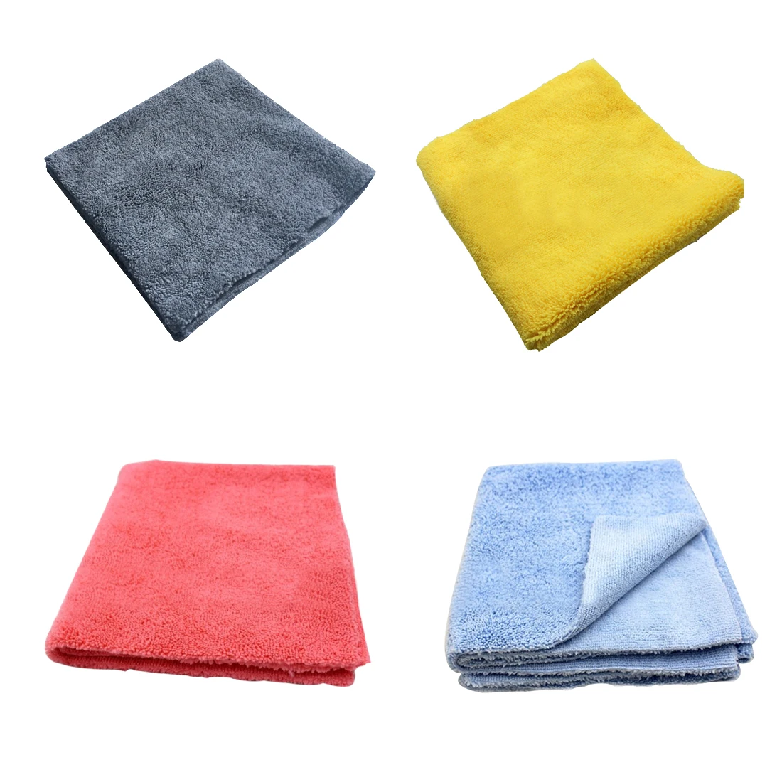 

BU-Bauty 380GSM Edgeless Microfiber Cloth 16"X16" No Edge Premium Detailing Towel For Polishing Buffing Finishes Car Wash