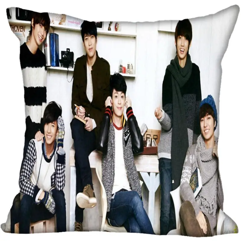 Корейская популярная новинка квадратные шелковые наволочки с принтом бойфренда