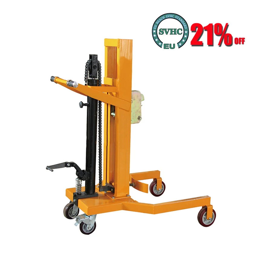 

Manual Hydraulic Oil Drum Truck 450KG Oil Drum Trolley Loading And Unloading Forklift Iron Plastic Barrel Oil Drum Handling Cart