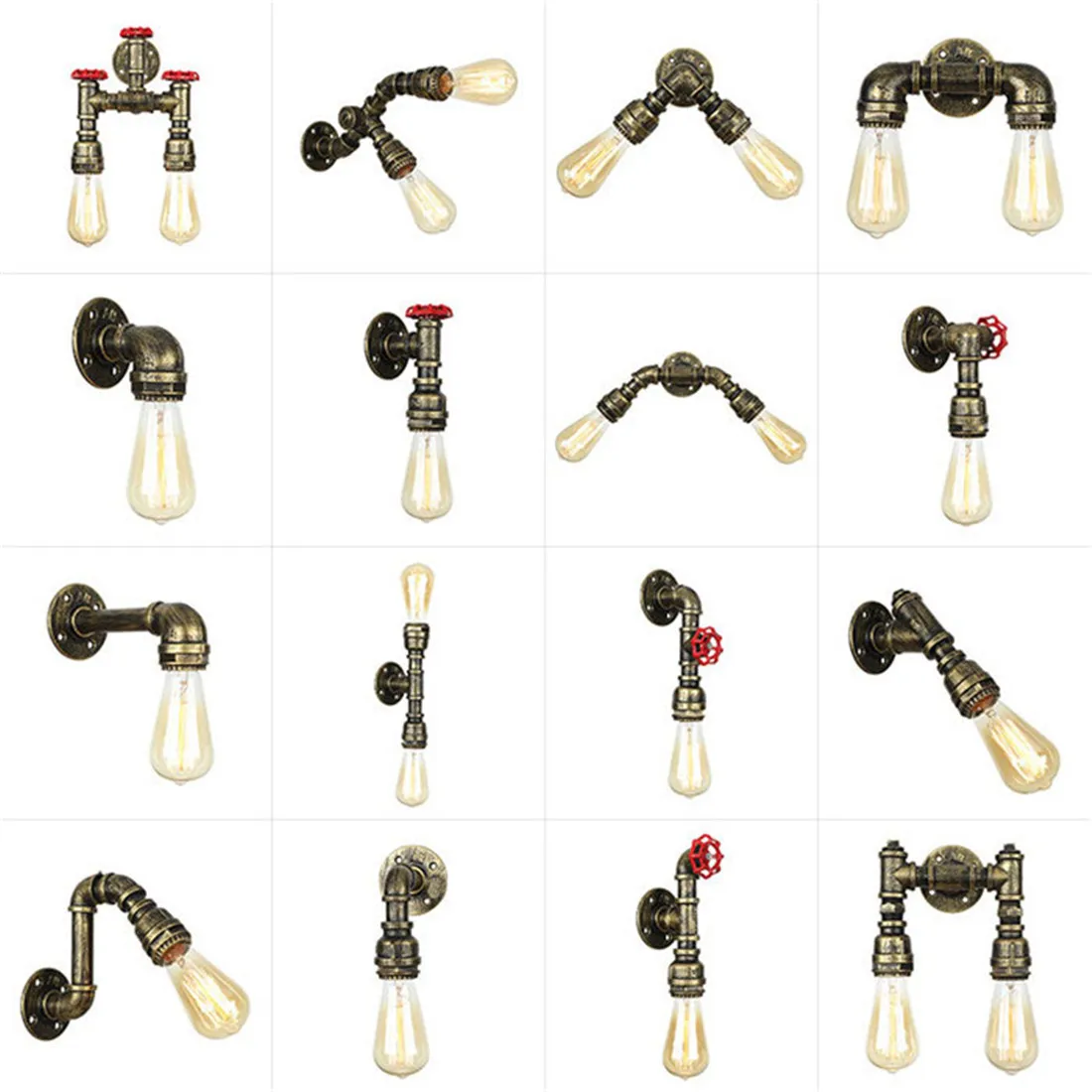 Минималистичные простые винтажные Настенные светильники в стиле лофт на