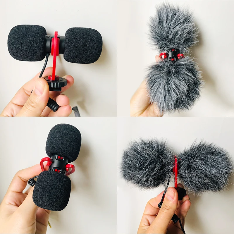 Sairen T микрофон с двойной головкой супер Кардиоидная стереозапись беспроводной на