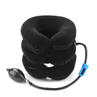 3-слойная надувная подушка для автомобиля, U-образная подушка для шеи, для расслабления боли в плечах, Ретрактор, массажер для поддержки шеи