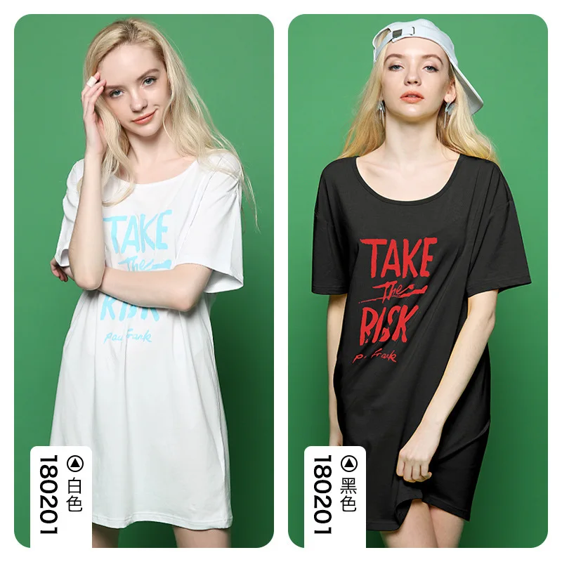 

Women Summer Nightdress Cotton Skirt Casual Dress Can Be Wear Outside Ladies Cute Nightgowns 2 Pieces