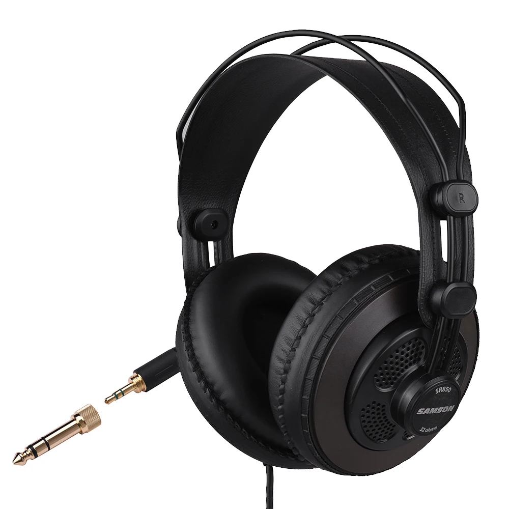 SAMSON SR850 Professional Studio Reference Monitor Headphones Dynamic Headset for Recording Monitoring Music Gaming DJ | Спорт и