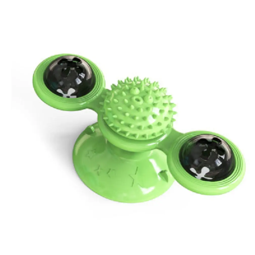 

Pet supplies suction cup rotating from high to windmill Double transparent warehouse design Reduce Cat Anxiety