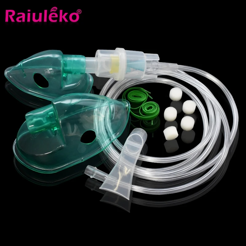 Inhaler Set Soft Tube Inhaler Catheter Nebulizer Cup Adult Kid Mask Filters Family Medical Air Compressor Nebulizer Accessories