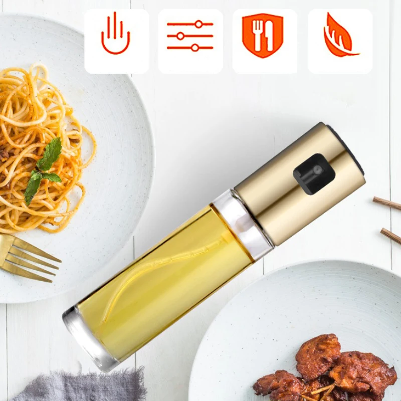 Свинцовый стеклянный распылитель для барбекю бутылка из нержавеющей стали с