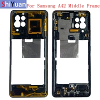 housing middle frame phone for samsung a42 5g a426 center chassis cover with buttons repair part