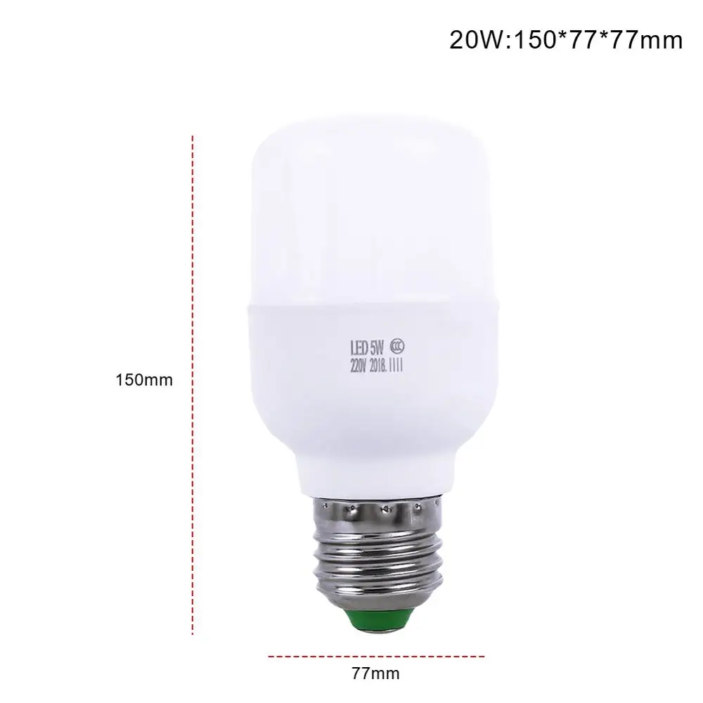 1 шт. умная Светодиодная лампа E27 20 Вт белая AC185-265V уличная лампа для улицы и помещений управление аварийная лампа авто Прихожая Сумерки до рассвета
