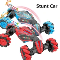 music gesture induction stunt car twisting car one button deformation watch remote control configuration boys toy for kids gift