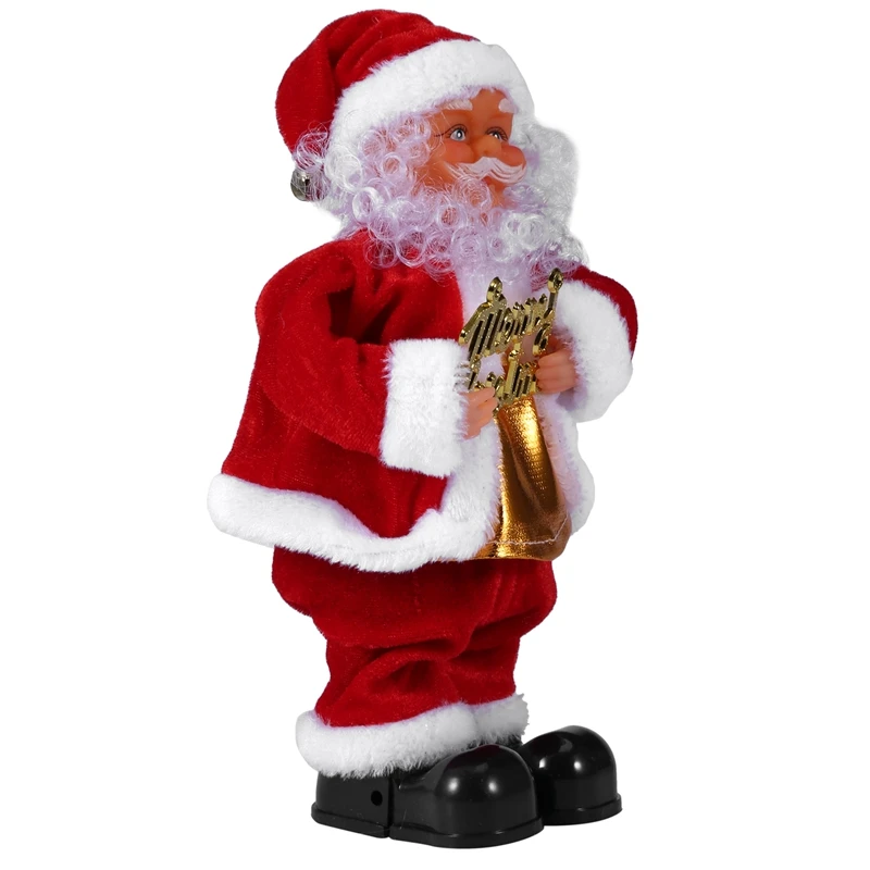 Креативная Рождественская электрическая карточка с надписью Санта-Клаус Поющая