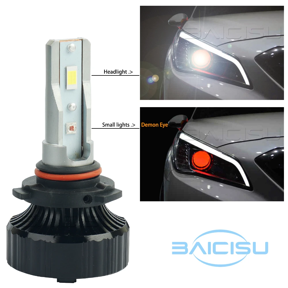 Светодиодные лампы для автомобильных фар, 110 Вт, 9005 лм