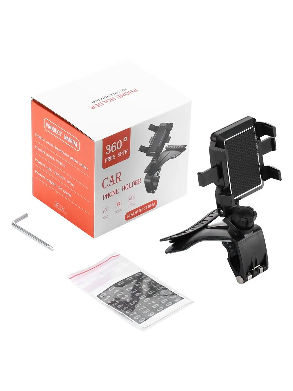 

Car Multifunctional Mobile Phone Bracket 360 Degree Swivel Sun Visor Mirror Dashboard Mount GPS Navigation Stand Phone Holder