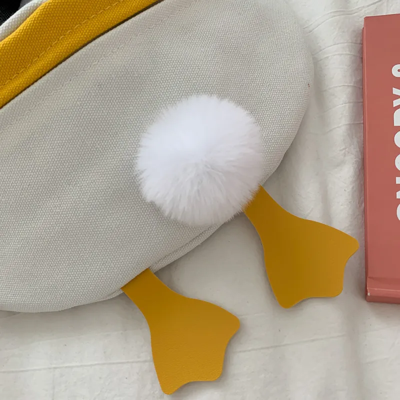 

Disney White Donald Duck Cute Duck Style Crossbody Bag for Women Mommy Fashion Shoulder Bag Purses and Handbag Girl's Clutch Bag