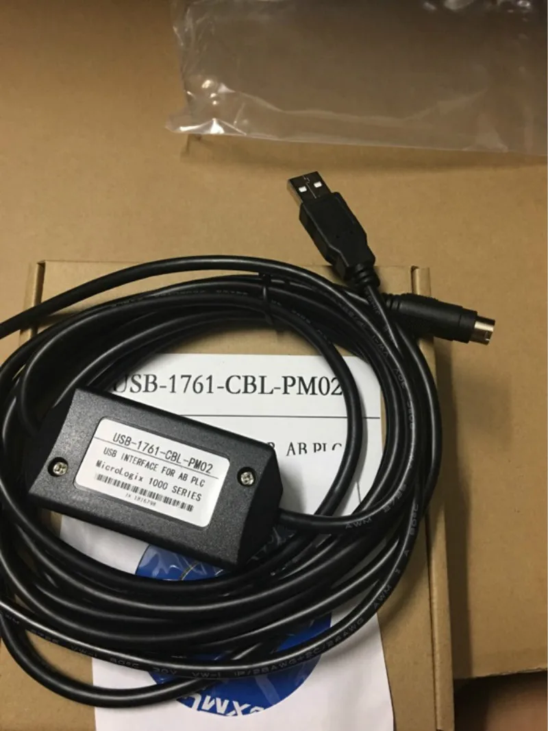 

USB-1761-CBL-PM02 AB 1000/1200 PLC Programming Cable 1762-L24 Download Line