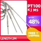 Датчик температуры печи 400, 800 градусов, RTD K J PT100 50 мм, 150 мм, 100 мм, 200 мм, M5 зонд, термопара, промышленный датчик